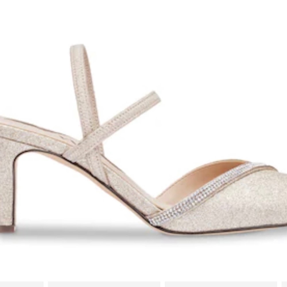 Gold Kitten Heel - Gem